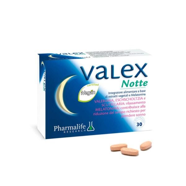 Erboristeria Erbe e Natura Pharmalife Valex Notte 60 cpr