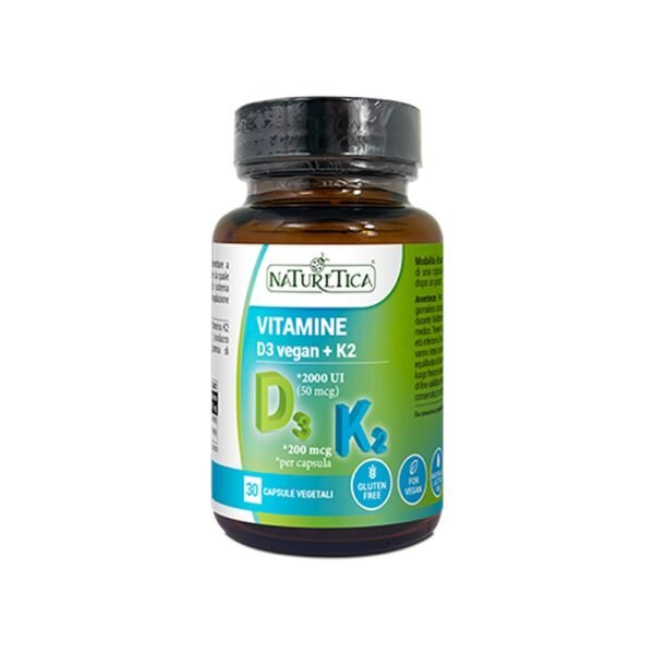 Erboristeria Erbe e Natura Naturetica Vitamina D3 Vegan e K2