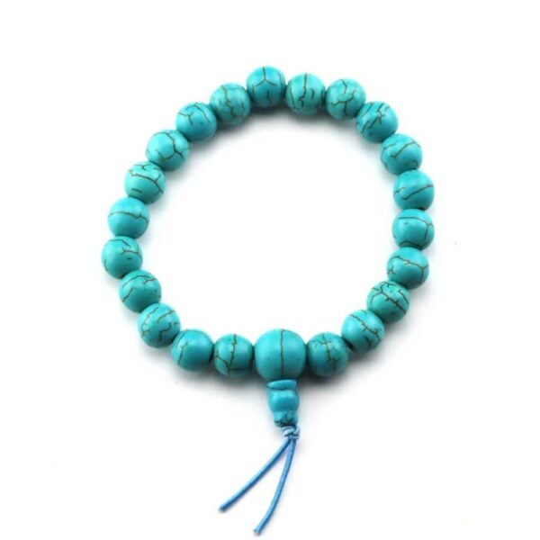 Erboristeria Erbe e Natura Bio Radhika Bracciale Turchese Howlite