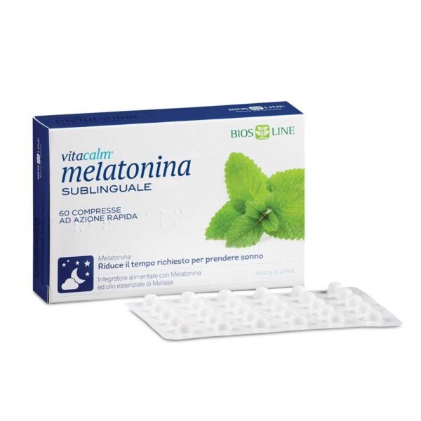 Erboristeria Erbe e Natura Bios Line VitaCalm Melatonina 60 cpr