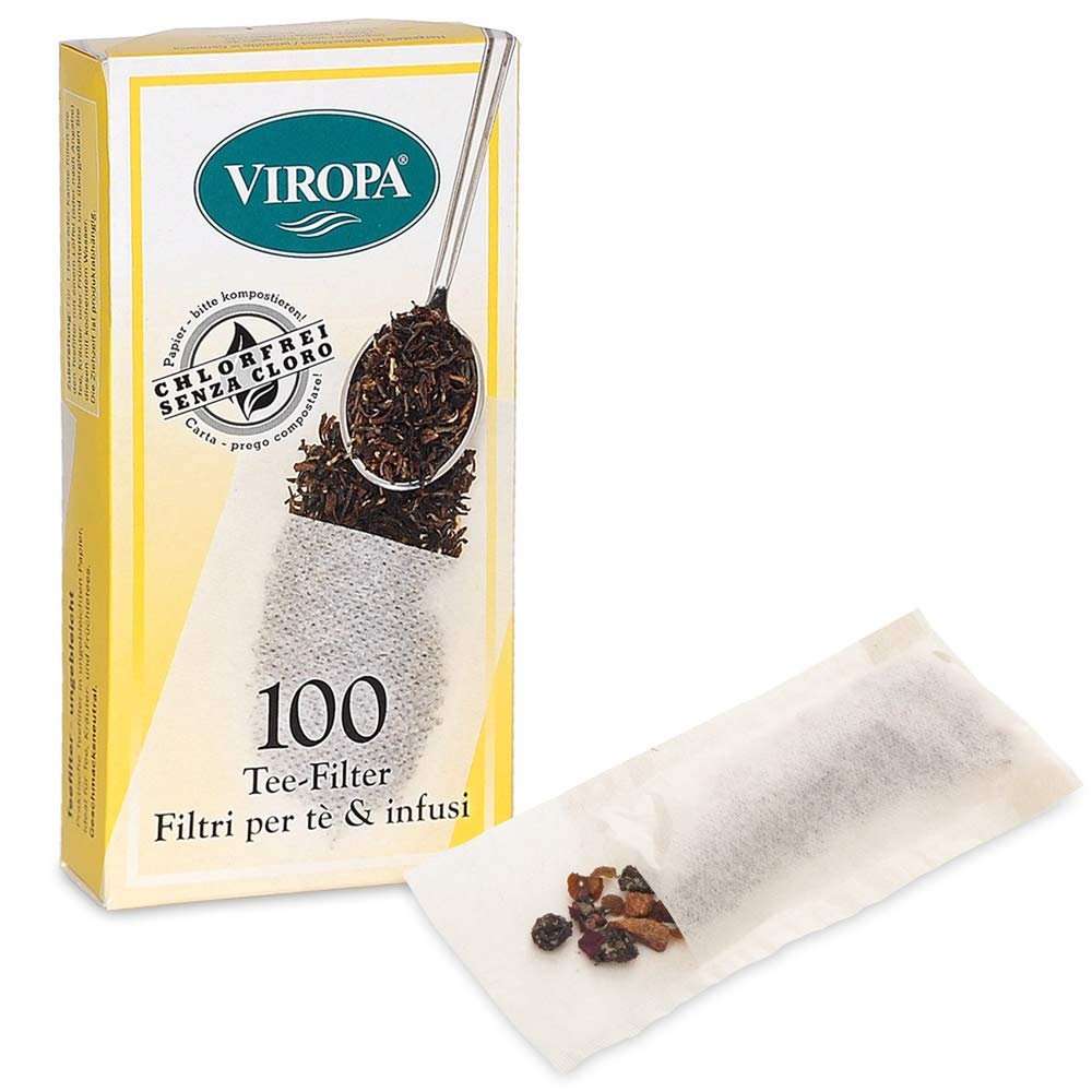 Erboristeria Erbe e Natura Viropa Filtri da Tè 100 pz