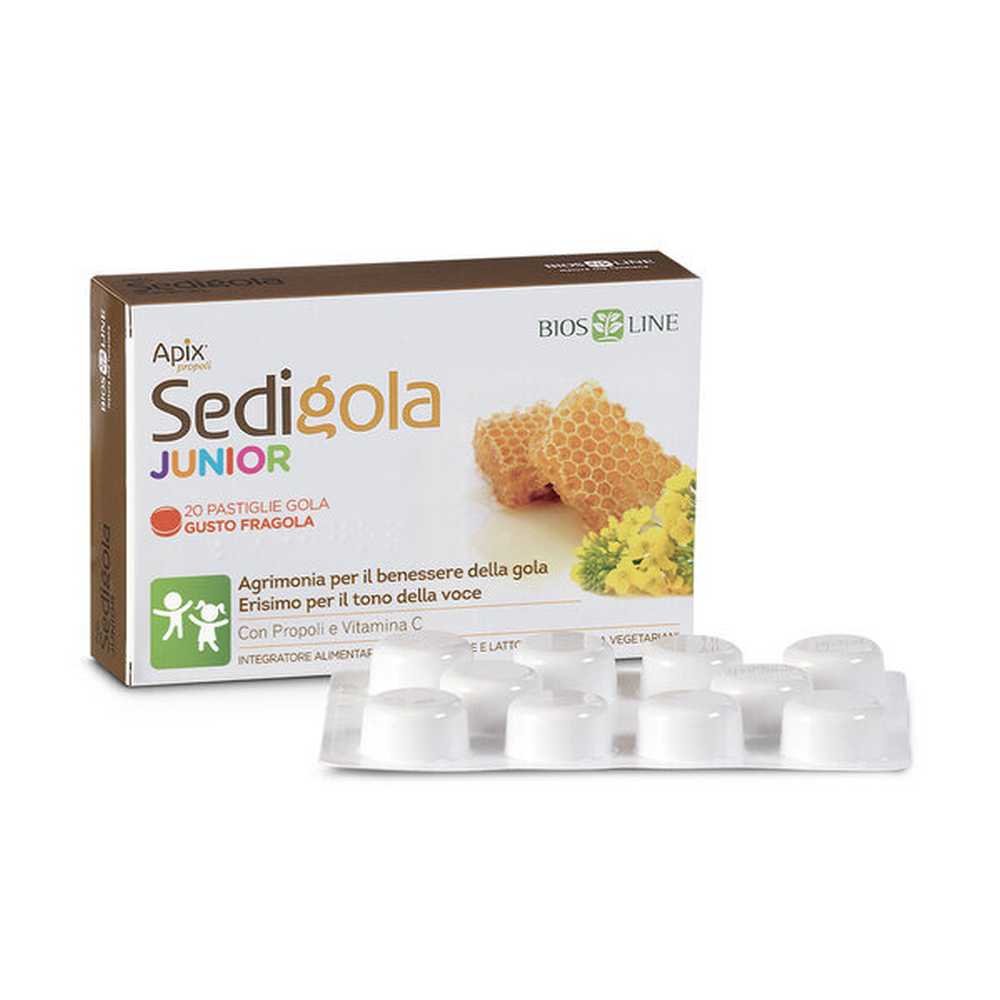 Erboristeria Erbe e Natura Bios Line Apix Sedigola Junior Fragola 20 pas
