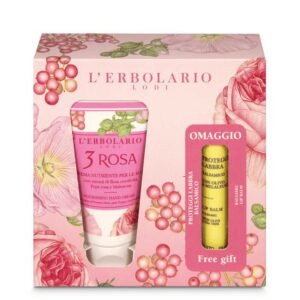 Erboristeria Erbe e Natura L Erbolario 3 Rosa Crema Nutriente Mani e Proteggi Labbra in Omaggio